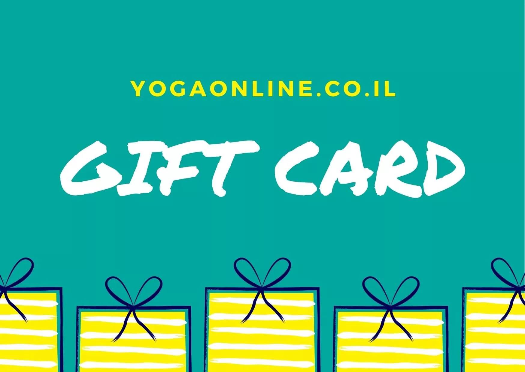 כרטיס מתנה - gift card